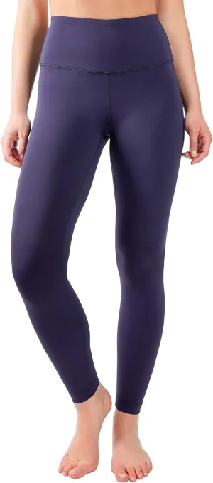 90 Degree By Reflex High Waist Squat Proof Interlink Leggings for Women - Dark Navy - 3X