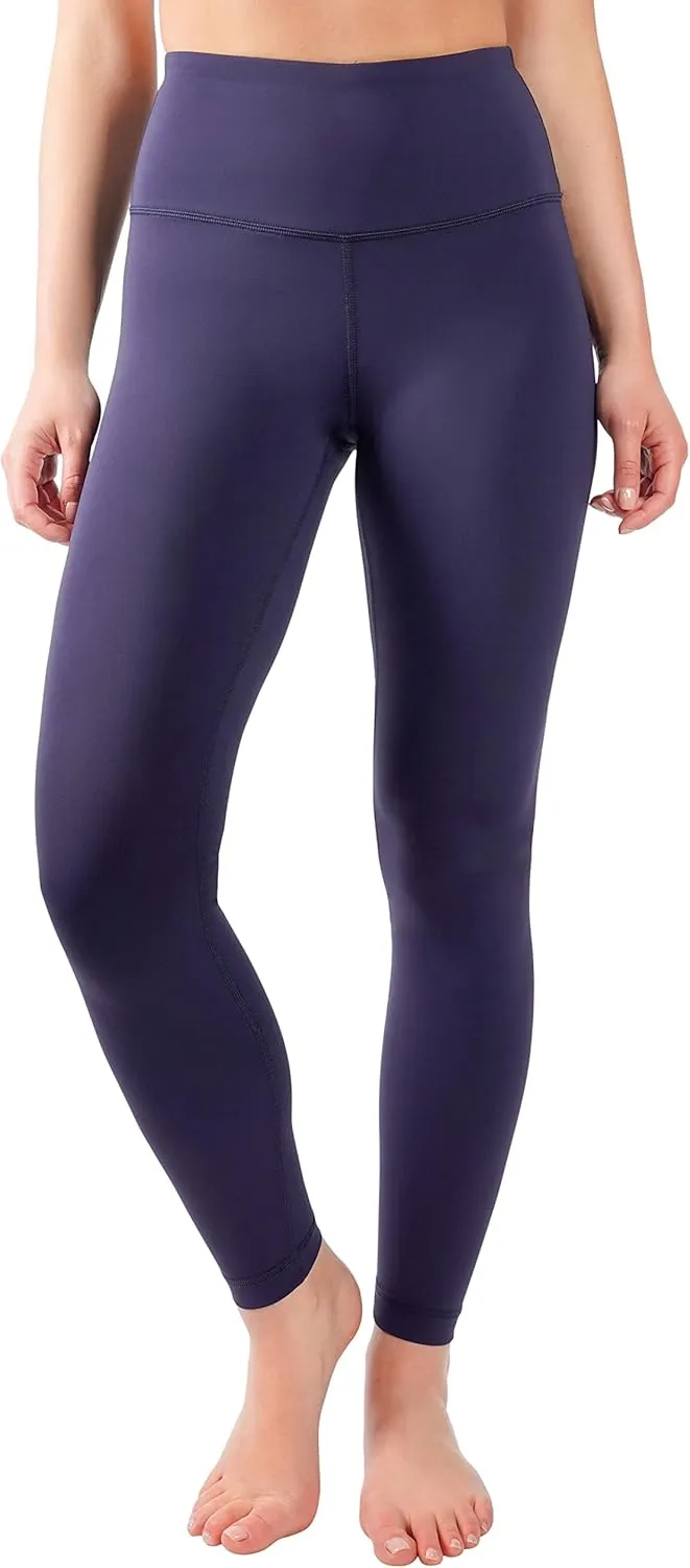 90 Degree By Reflex High Waist Squat Proof Interlink Leggings for Women - Dark Navy - 3X