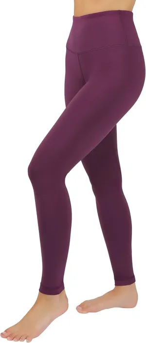 90 Degree By Reflex High Waist Squat Proof Interlink Leggings for Women - Potent Purple - 3X