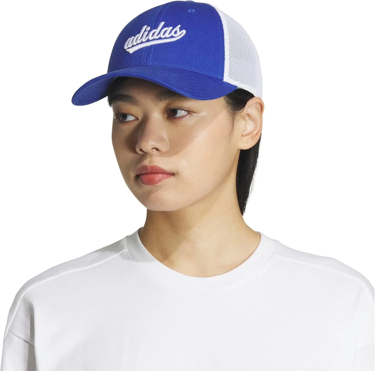 adidas Women's Mesh Back Snapback Cap Adjustable Fit Trucker Hat