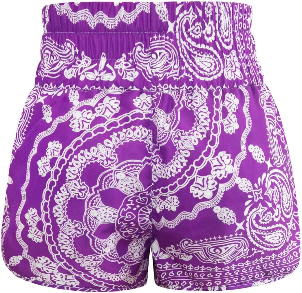 ALBIZIA High Waist Running Short for Women Quick Dry Athletic Gym Running Workout Shorts with Liner