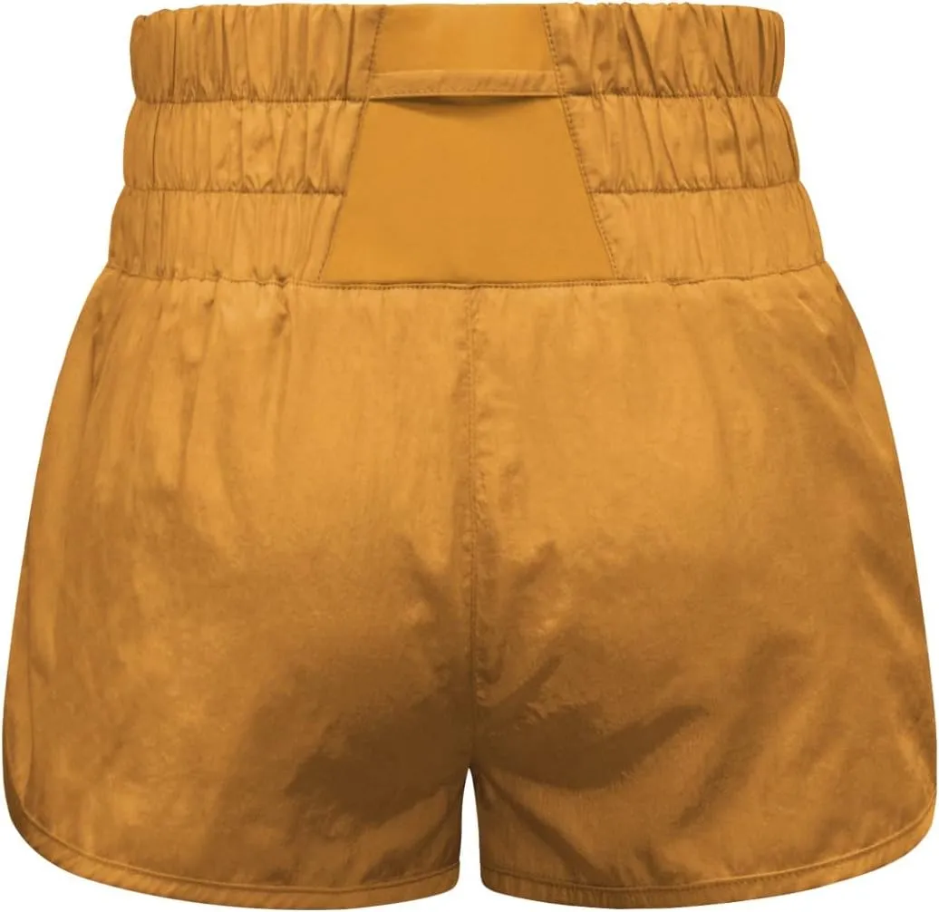 ALBIZIA High Waist Running Short for Women Quick Dry Athletic Gym Running Workout Shorts with Liner