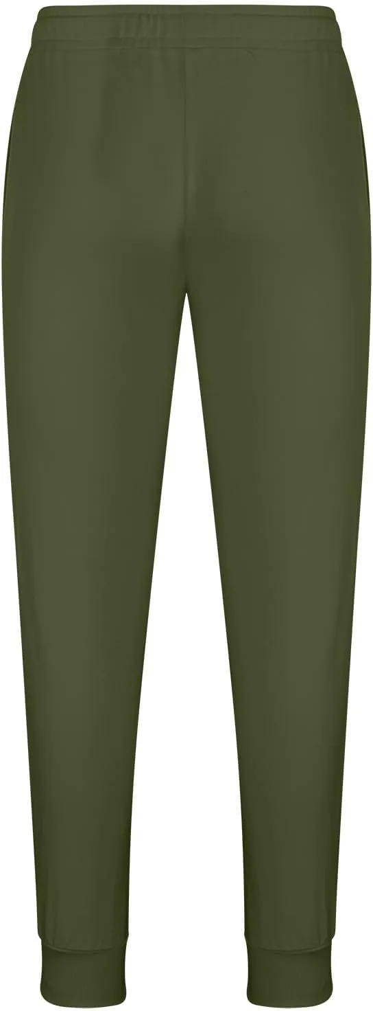 Athletic Sweatpants for Men Drawstring Elastic Waist Tapered Pants Slim Fit Stretch Pants Jogging Sport Sweatpants