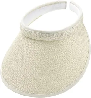 Beach Sun Visor Hat Wide Brim UV Protection Sport Cap for Golf Tennis Running Summer Beach Vacation Tops Hats