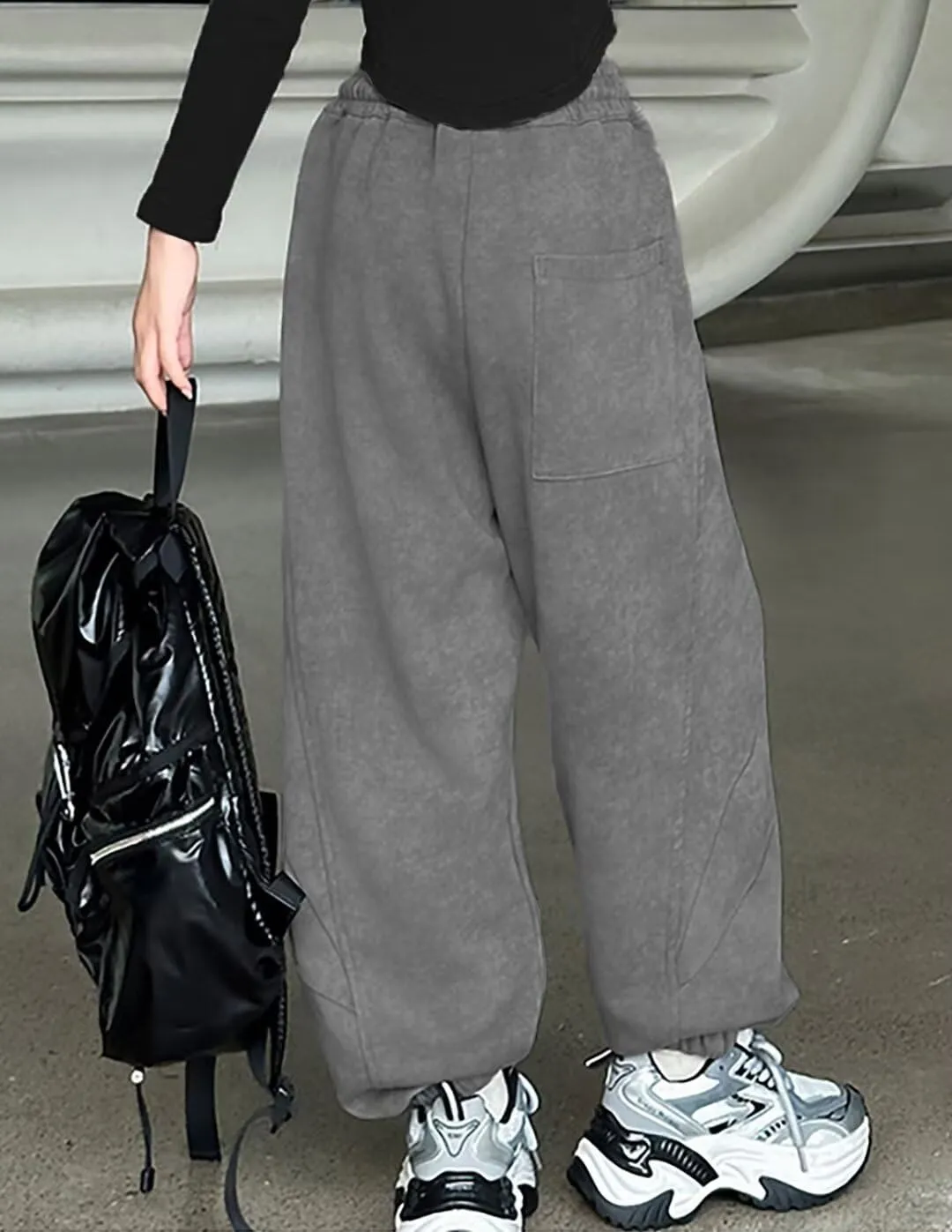 BINPAW Girls Casual Jogger 3D Printed Loose Lounge Sweatpants