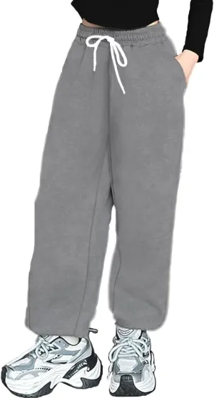 BINPAW Girls Casual Jogger 3D Printed Loose Lounge Sweatpants