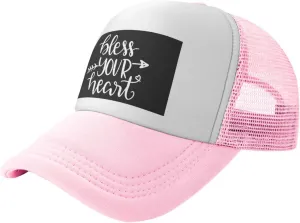 Bless Your Heart Mesh Back Trucker Cap Baseball Cap