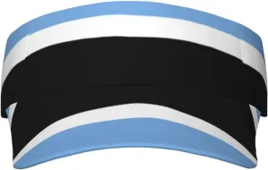 Burundi Flag Sun Visors Hat Golf Tennis Visor for Women Men - Summer Wide Brim Ponytail Beach Hats Adjustable