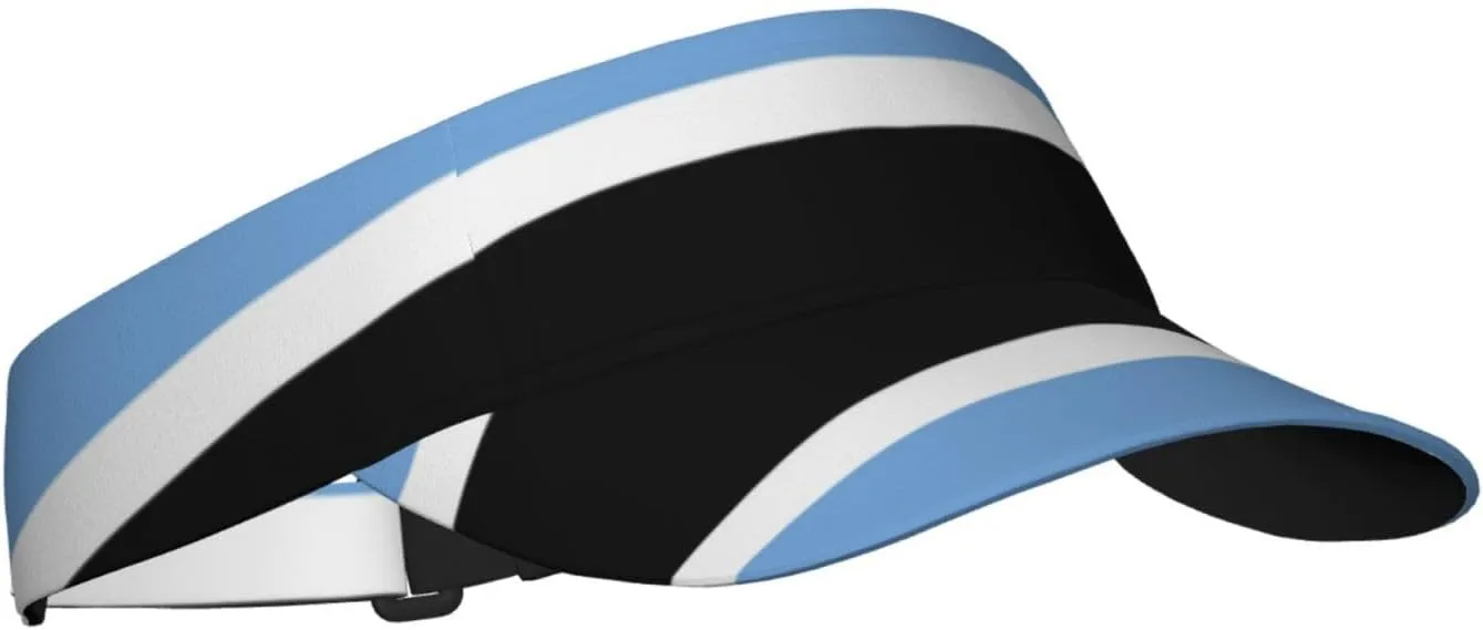 Burundi Flag Sun Visors Hat Golf Tennis Visor for Women Men - Summer Wide Brim Ponytail Beach Hats Adjustable