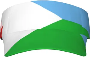 Burundi Flag Sun Visors Hat Golf Tennis Visor for Women Men - Summer Wide Brim Ponytail Beach Hats Adjustable
