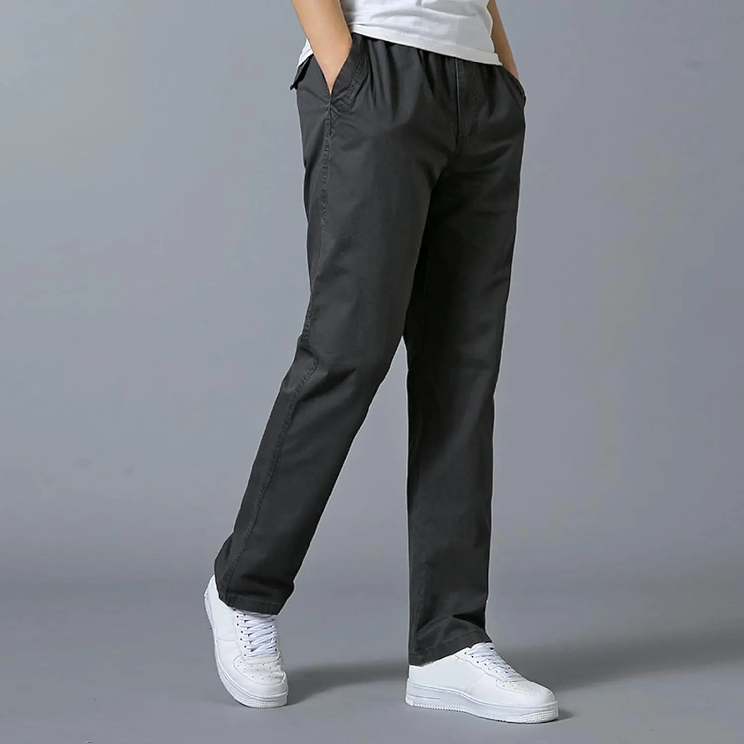 Cargo Pants for Men Baggy Casual Joggers Slim Fit Trousers Sweatpants 2023 Men's Heavyweight Cargo Fleece Sweatpants