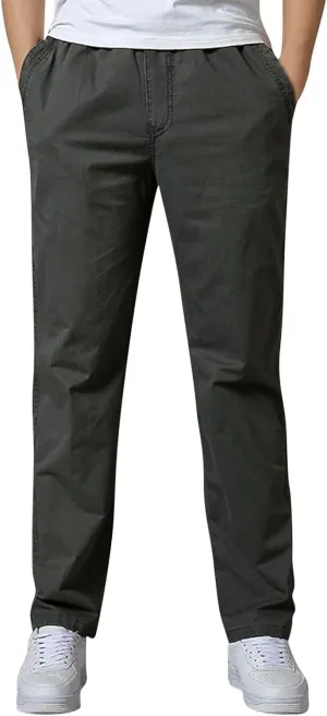 Cargo Pants for Men Baggy Casual Joggers Slim Fit Trousers Sweatpants 2023 Men's Heavyweight Cargo Fleece Sweatpants