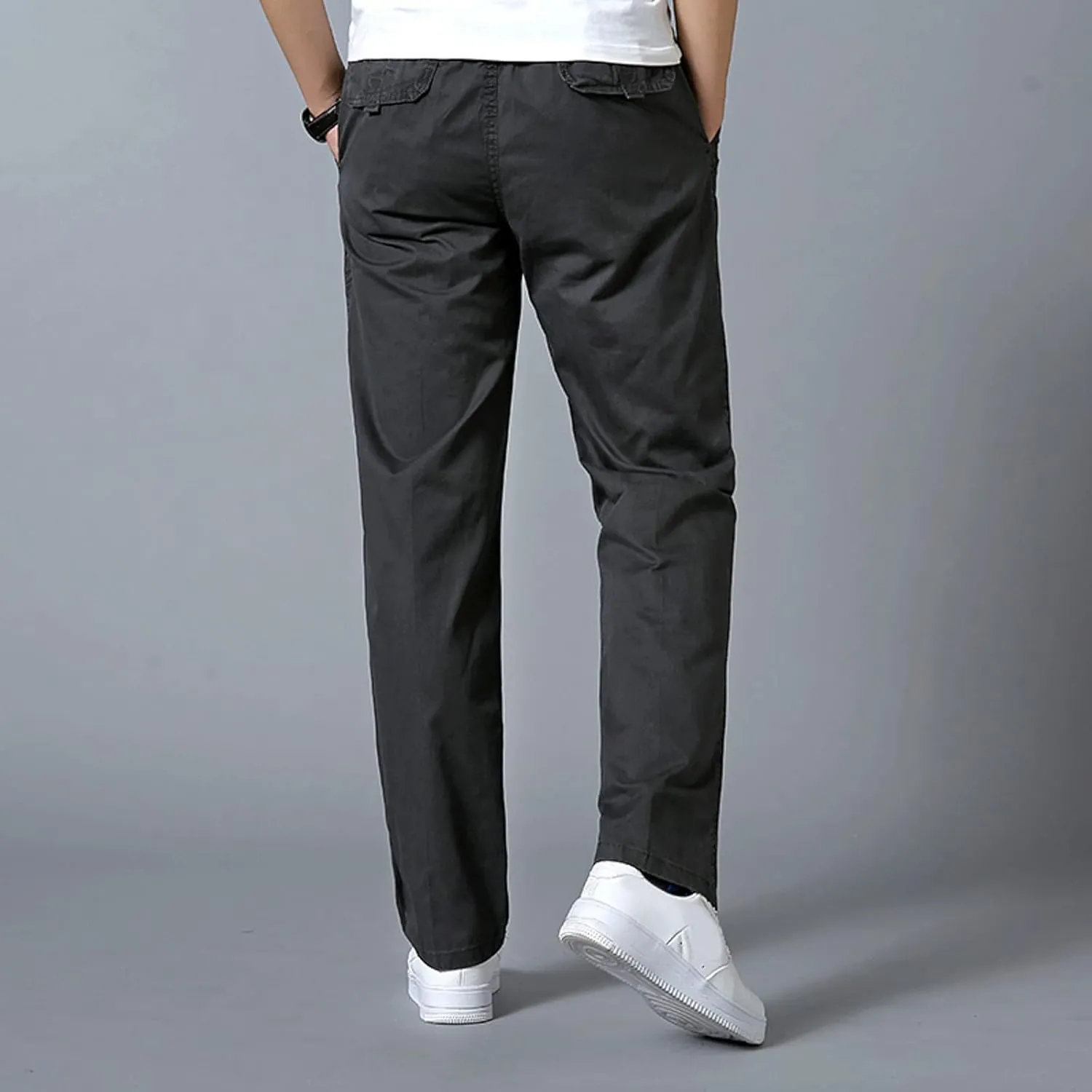 Cargo Pants for Men Baggy Casual Joggers Slim Fit Trousers Sweatpants 2023 Men's Heavyweight Cargo Fleece Sweatpants