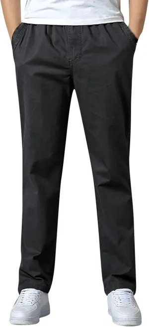 Cargo Pants for Men Baggy Casual Joggers Slim Fit Trousers Sweatpants 2023 Men's Heavyweight Cargo Fleece Sweatpants