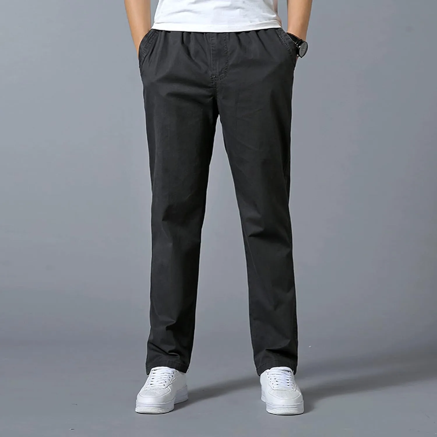 Cargo Pants for Men Baggy Casual Joggers Slim Fit Trousers Sweatpants 2023 Men's Heavyweight Cargo Fleece Sweatpants