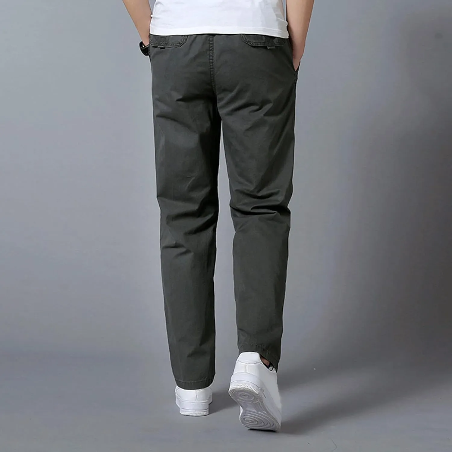 Cargo Pants for Men Baggy Casual Joggers Slim Fit Trousers Sweatpants 2023 Men's Heavyweight Cargo Fleece Sweatpants