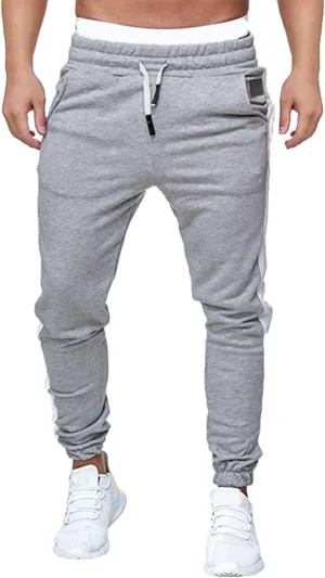 Cargo Pants for Men Big and Tall, Pockets Men Splicing Printed Overalls Casual Pocket Sport Work Casual Trouser Pants