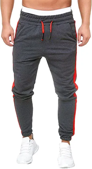 Cargo Pants for Men Big and Tall, Pockets Men Splicing Printed Overalls Casual Pocket Sport Work Casual Trouser Pants