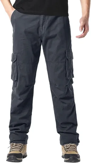 Cargo Sweatpants for Men Running Athletic Joggers with Pockets Men's Gym Training Jogger Pants Slim Fit Bodybuilding