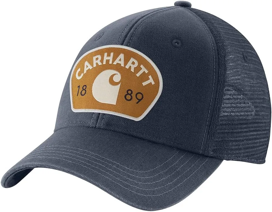 Carhartt Men's Canvas Mesh-Back 1889 Patch Cap