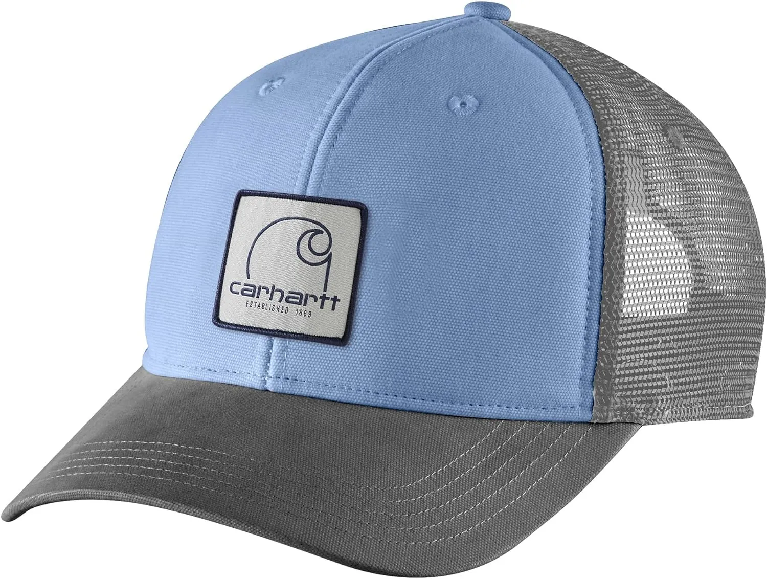 Carhartt Men's Canvas Mesh-Back C Patch Cap