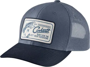 Carhartt mens Canvas Mesh-back Fish Patch Cap