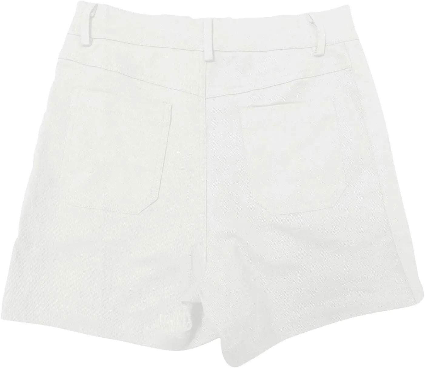 Casual Linen Shorts for Women High Waisted Pull On Elastic Waist Drawstring Summer Trendy Beach Shorts with Pockets