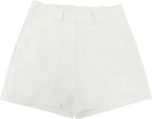 Casual Linen Shorts for Women High Waisted Pull On Elastic Waist Drawstring Summer Trendy Beach Shorts with Pockets