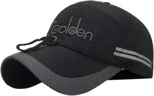 Fashion Women Men Drawstring Baseball Cap Quick-Drying Sport Caps Trucker Hats Letter Embroidered Adjustable Retro Dad