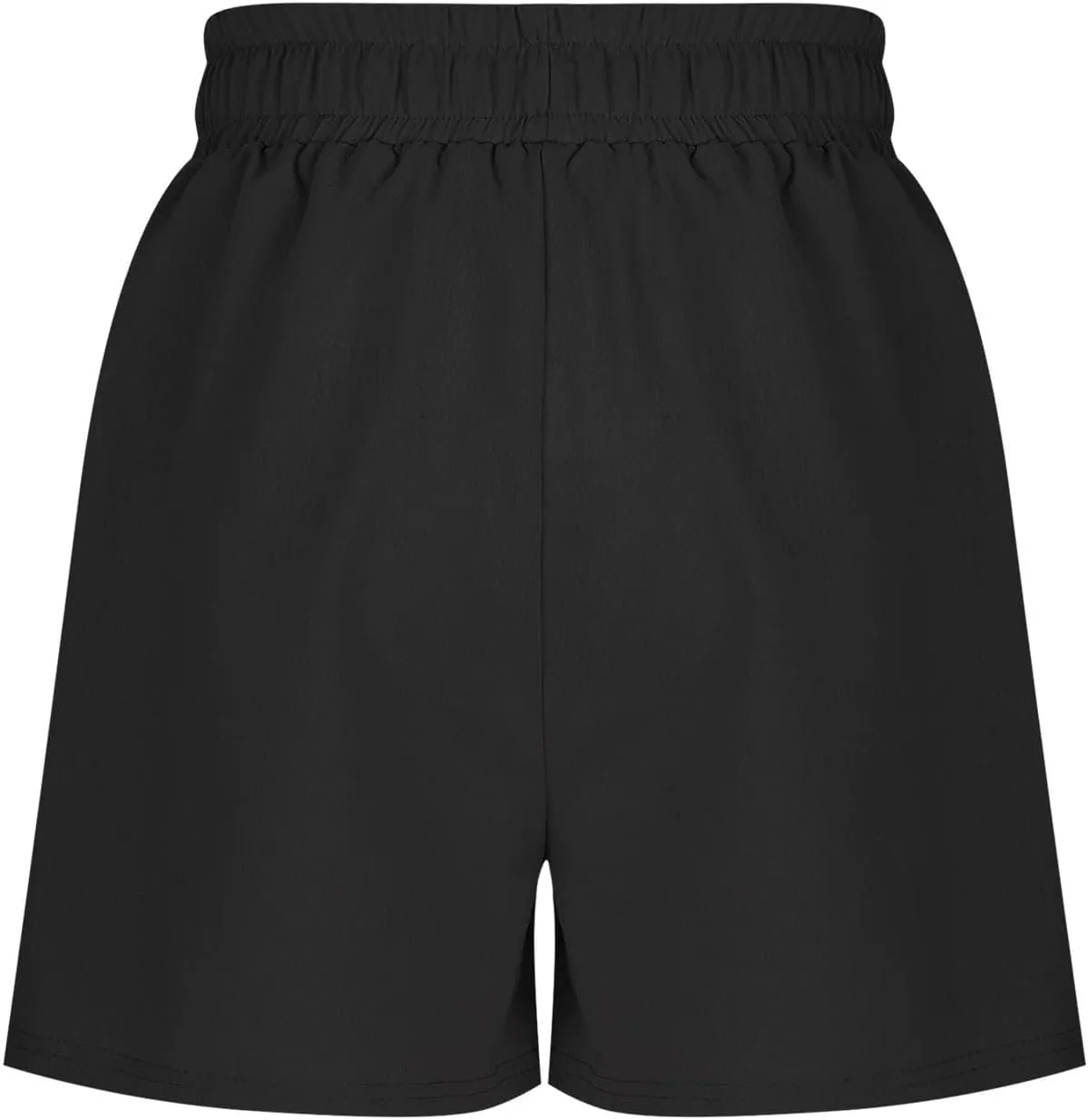 Girls Summer Shorts Casual Kids Wide Leg Cotton Linen Boho Beach Shorts Teens High Waisted Paperbag Drawstring Pants