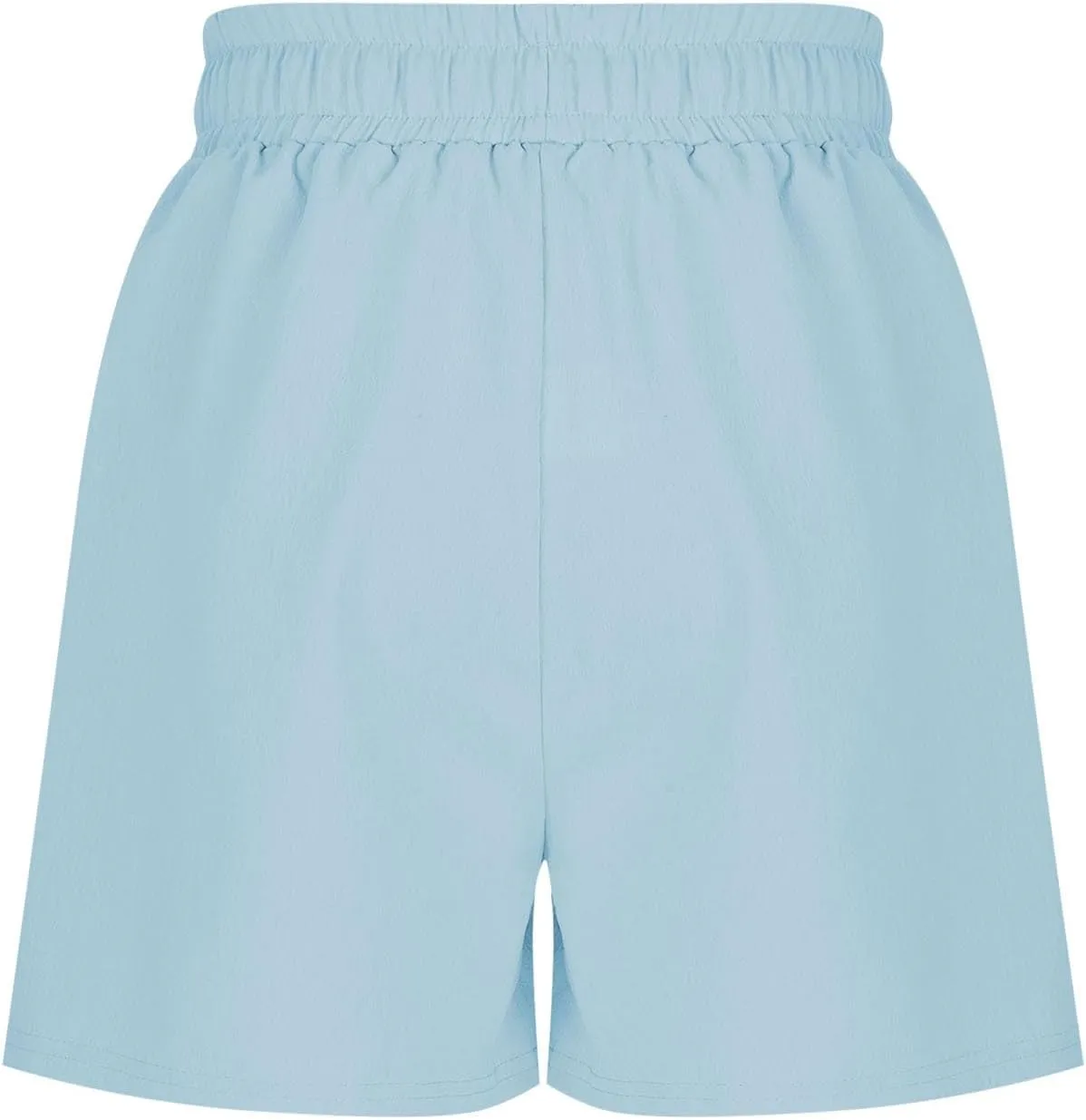 Girls Summer Shorts Casual Kids Wide Leg Cotton Linen Boho Beach Shorts Teens High Waisted Paperbag Drawstring Pants