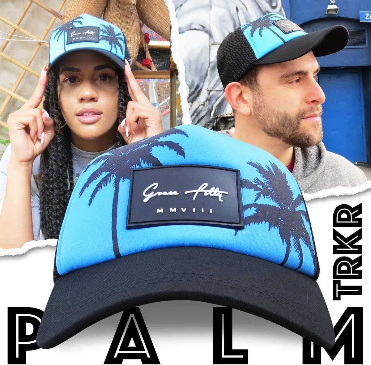Grace Folly Foam Trucker Hat Snapback Mesh Baseball Cap for Men or Women