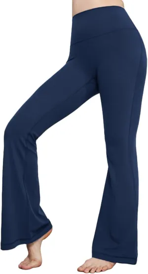 High-Waist Flare Legging,Bootcut Workout Pants,Flared Yoga Pants for Women,Stylish Activewear for Yoga,Pilates & Casual Wear
