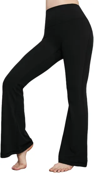 High-Waist Flare Legging,Bootcut Workout Pants,Flared Yoga Pants for Women,Stylish Activewear for Yoga,Pilates & Casual Wear