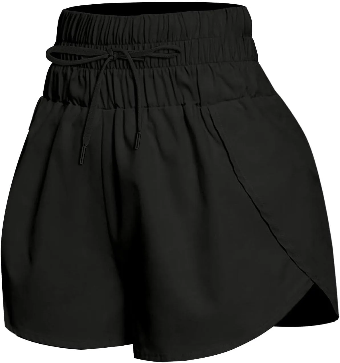 High Waisted Running Shorts for Women Summer Mesh Liner Quick Dry Sport Athletic Workout Shorts with Pockets Outfits