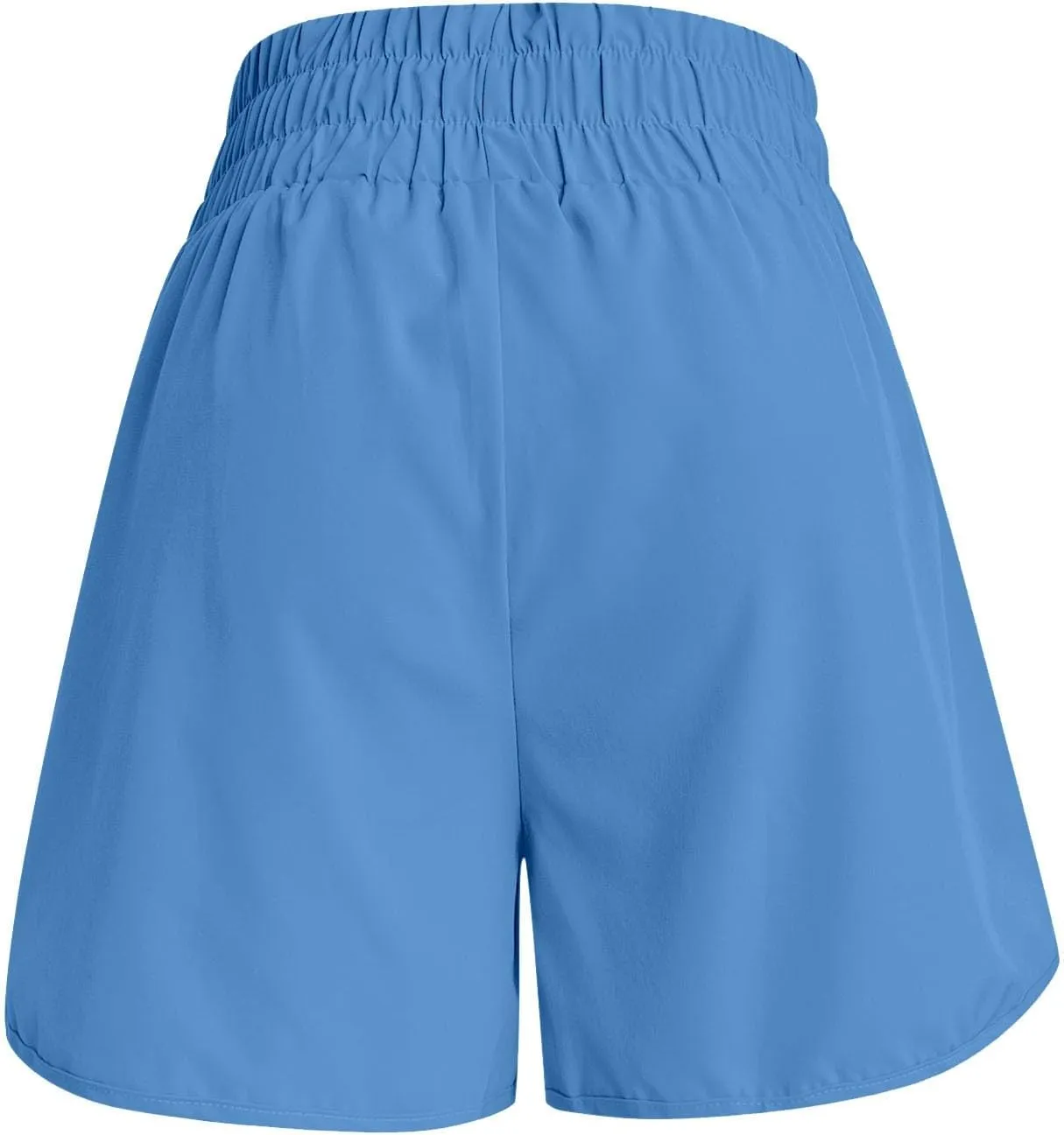 High Waisted Running Shorts for Women Summer Mesh Liner Quick Dry Sport Athletic Workout Shorts with Pockets Outfits