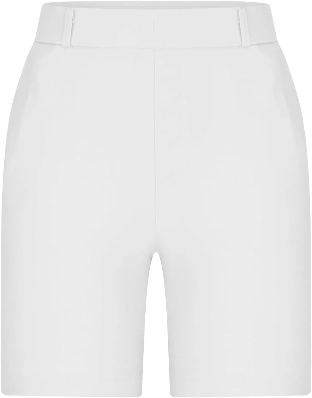 hlysgo Women Stretch Twill Shorts 2024 Summer Casual Slim Fit Hiking Shorts with Pockets High Waisted Pull On Chino Shorts