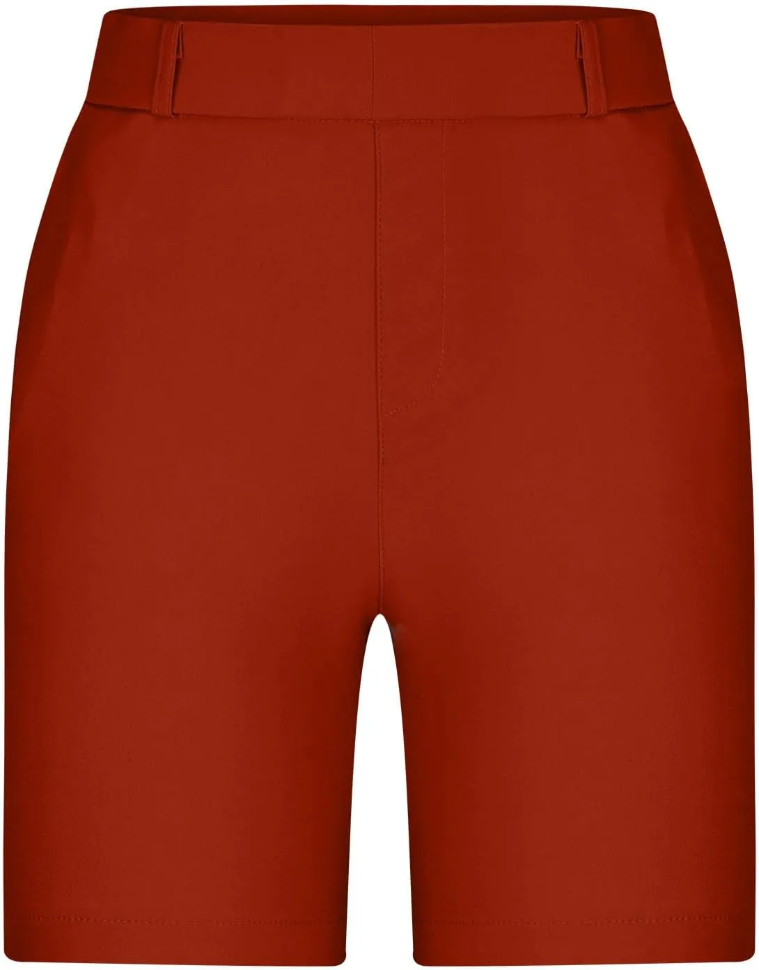 hlysgo Women Stretch Twill Shorts 2024 Summer Casual Slim Fit Hiking Shorts with Pockets High Waisted Pull On Chino Shorts