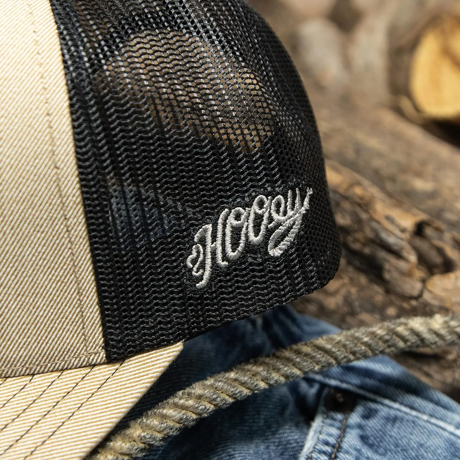HOOEY Arc Adjustable Snapback Mesh Back Trucker Hat