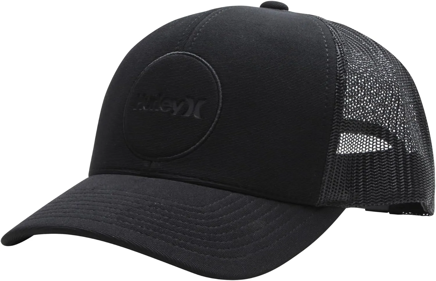 Hurley Men’s Offshore Trucker Hat - Curved Brim Mesh Baseball Cap and Hats for Men with Adjustable Snapback Closure