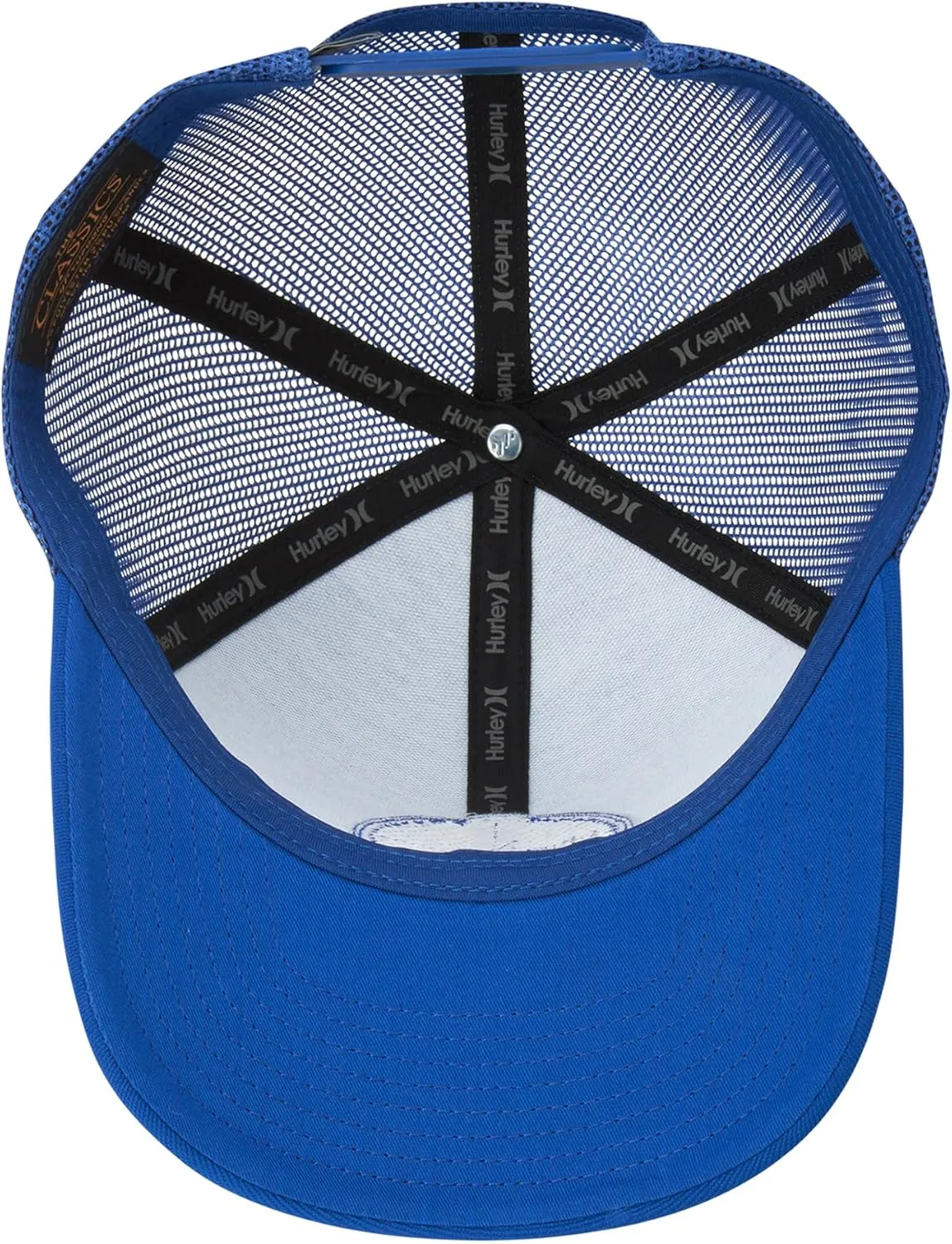 Hurley Men’s Offshore Trucker Hat - Curved Brim Mesh Baseball Cap and Hats for Men with Adjustable Snapback Closure
