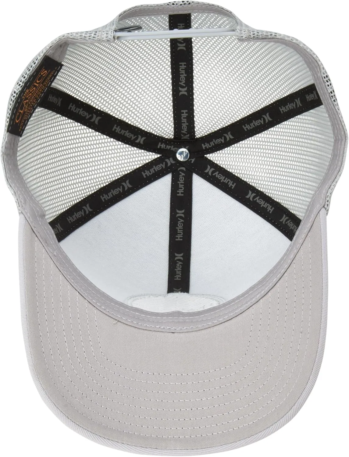 Hurley Men’s Offshore Trucker Hat - Curved Brim Mesh Baseball Cap and Hats for Men with Adjustable Snapback Closure