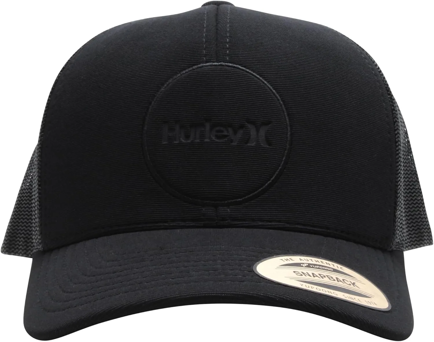 Hurley Men’s Offshore Trucker Hat - Curved Brim Mesh Baseball Cap and Hats for Men with Adjustable Snapback Closure