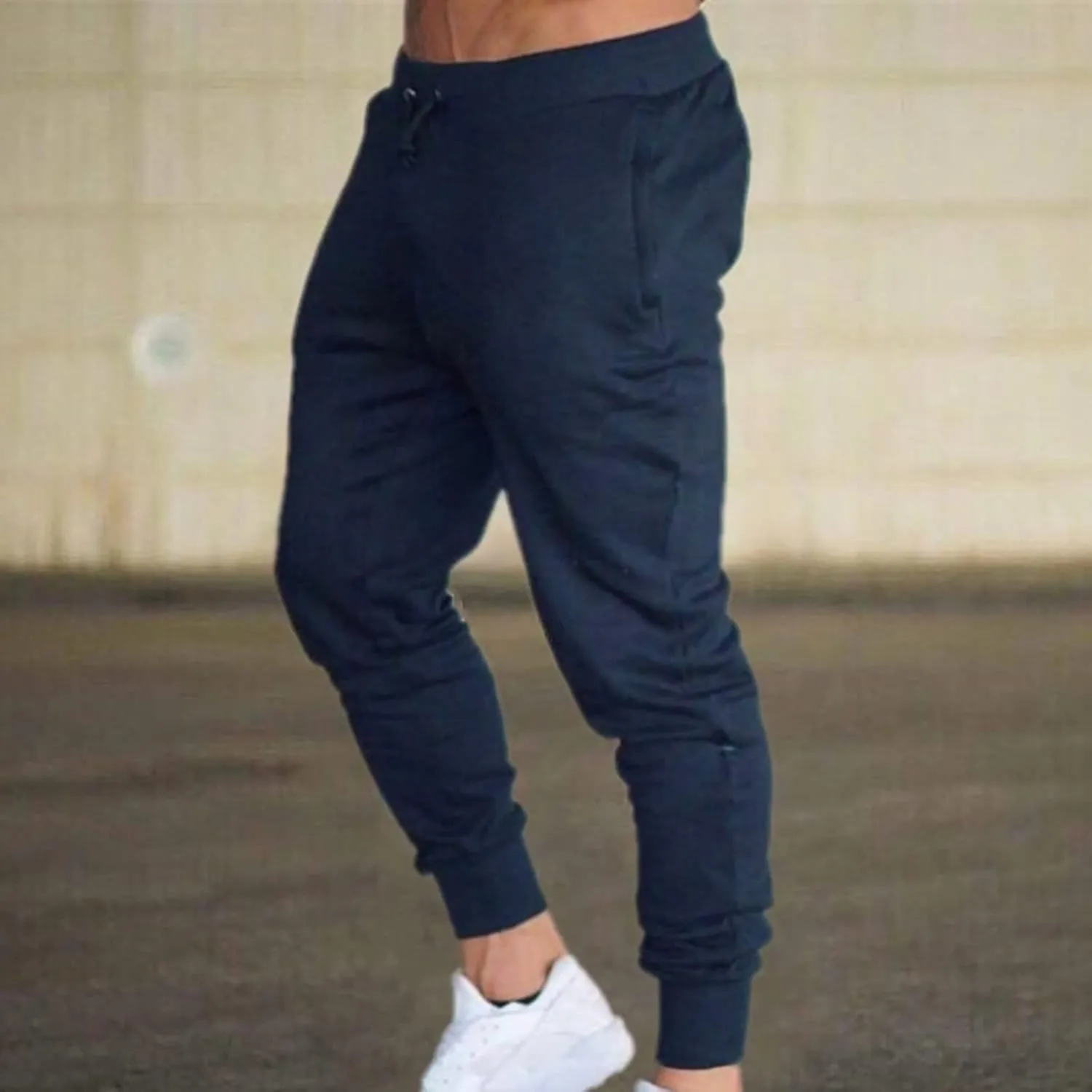 Joggers for Men Cargo,Men's Stretch Active Casual Fleece Pants Slim Fit Regular Pant with Pocket