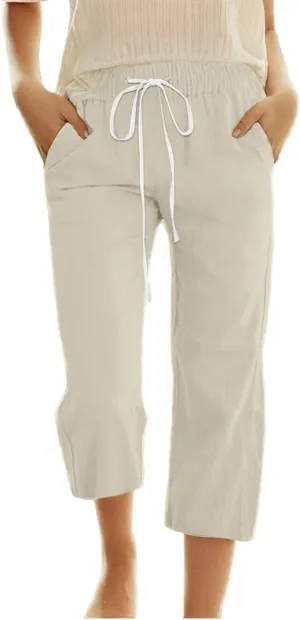 Kids Girl Boy Pants Shorts for Kid Linen Loose Fit High Cut Flare Wide Leg Summer Fall Pants 2025