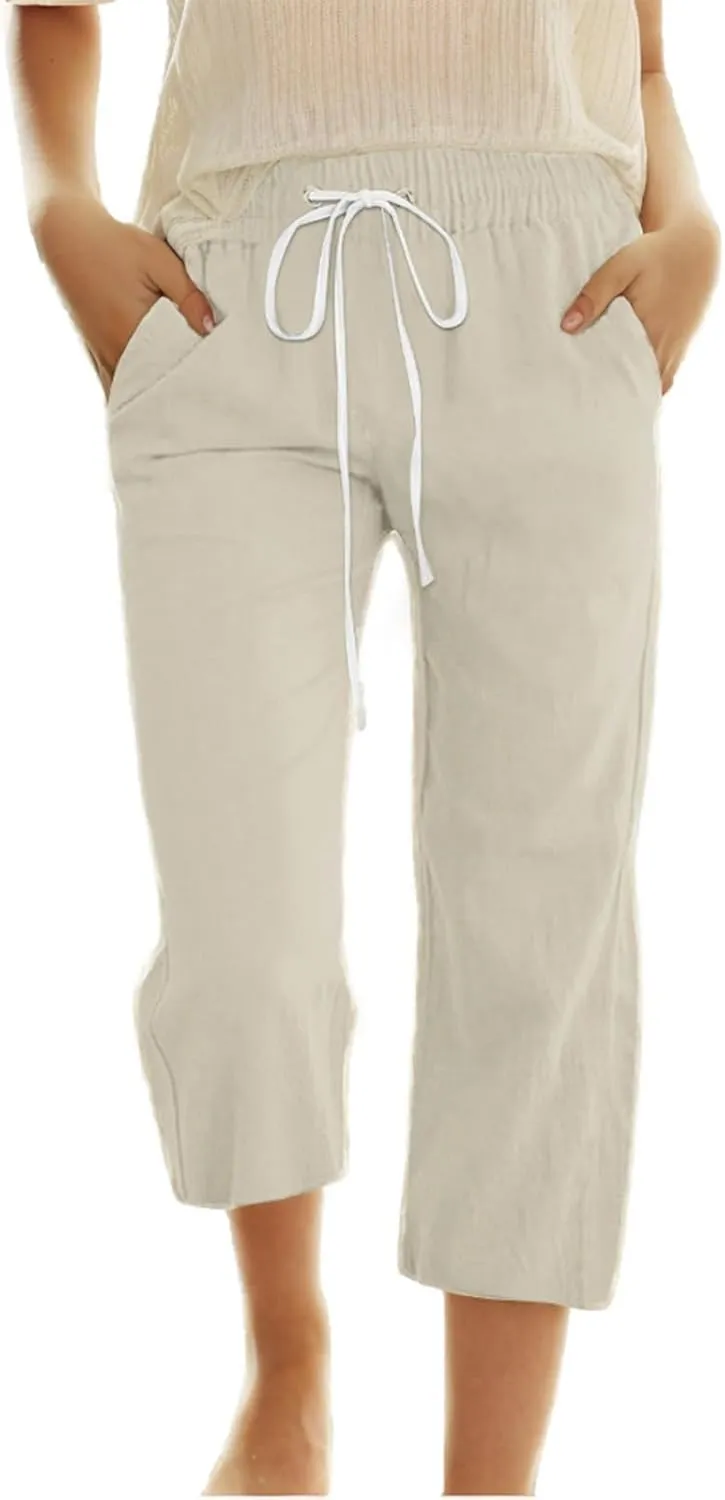 Kids Girl Boy Pants Shorts for Kid Linen Loose Fit High Cut Flare Wide Leg Summer Fall Pants 2025