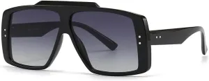 Large Frame Sunglasses Women Vintage Oversized Sun Glasses Men Fashion Luxury Flat Top Shades