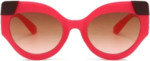 laureles Vintage Cat Eye Sunglasses for Women Fashion Oversized Sun Glasses Candy Color Female Shades UV400