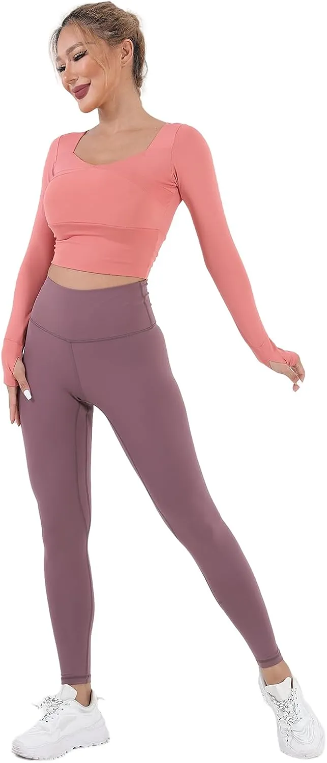 Leggings for Women, High Waist Yoga Pants, Tummy Control Joggers for Women, Soft Sweatpants for Athletic
