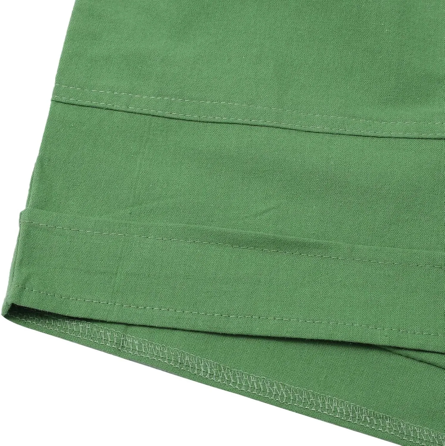 Linen Paperbag Shorts for Women High Waisted Wide Leg Pants Drawstring Baggy Sweatpants Summer Bermuda Shorts, Medium